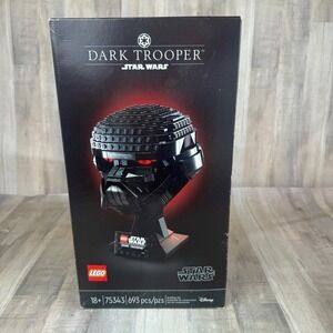 LEGO Star Wars: Dark Trooper Helmet (75343) With Instructions Box  Complete